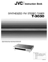 JVC T-3030-Owners-Manual
